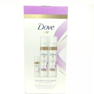 Dove Dry Shampoo Set- One Travel Size 2 Full Size